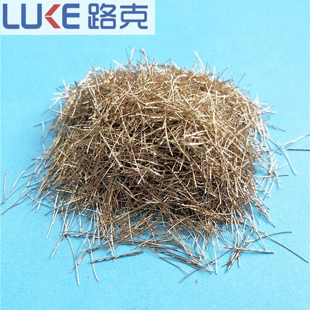 High Tensile Strength Micro Copper Coated Steel Fibers For Concrete Constructions