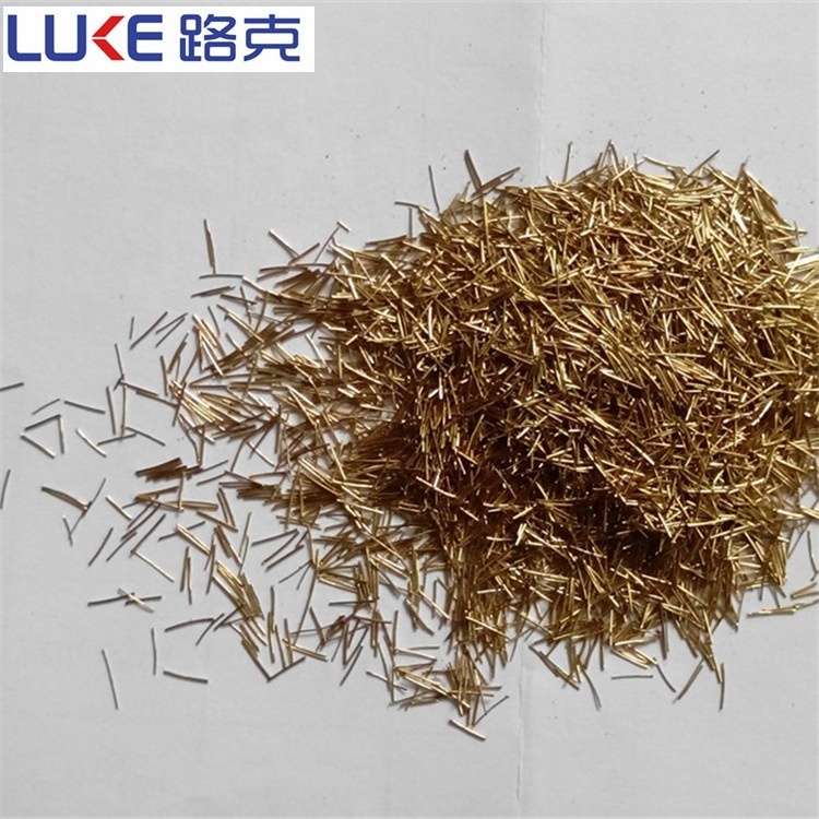 High Tensile Strength Micro Copper Coated Steel Fibers For Concrete Constructions