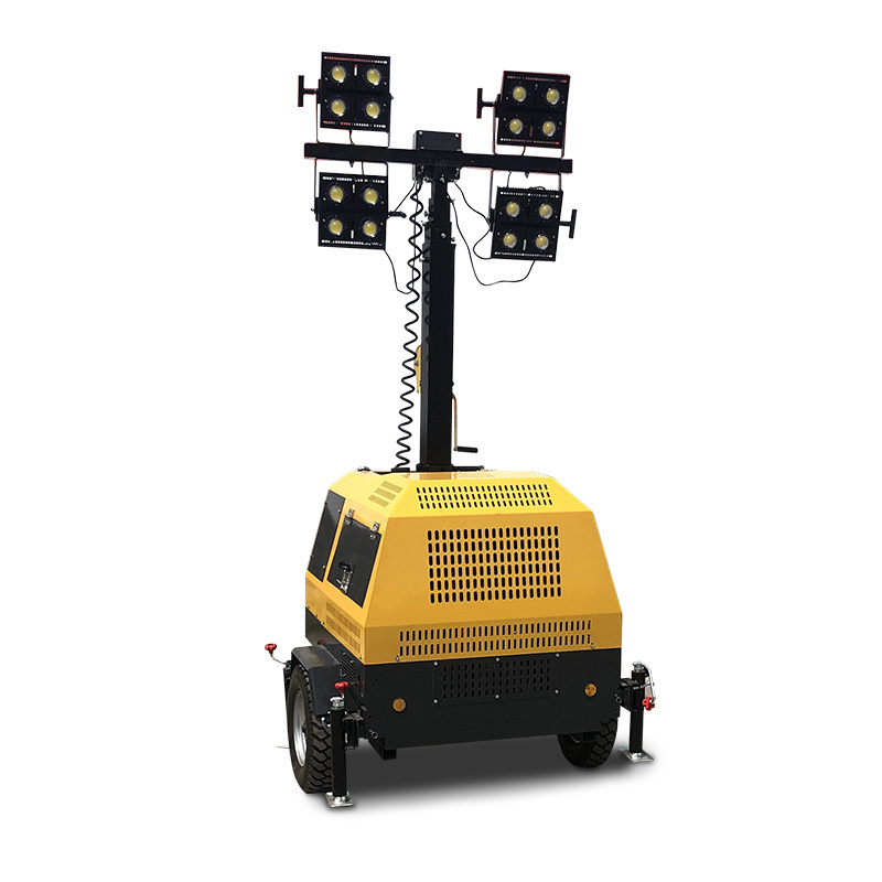 New Compact Light Tower With Powerful LED Light Combination