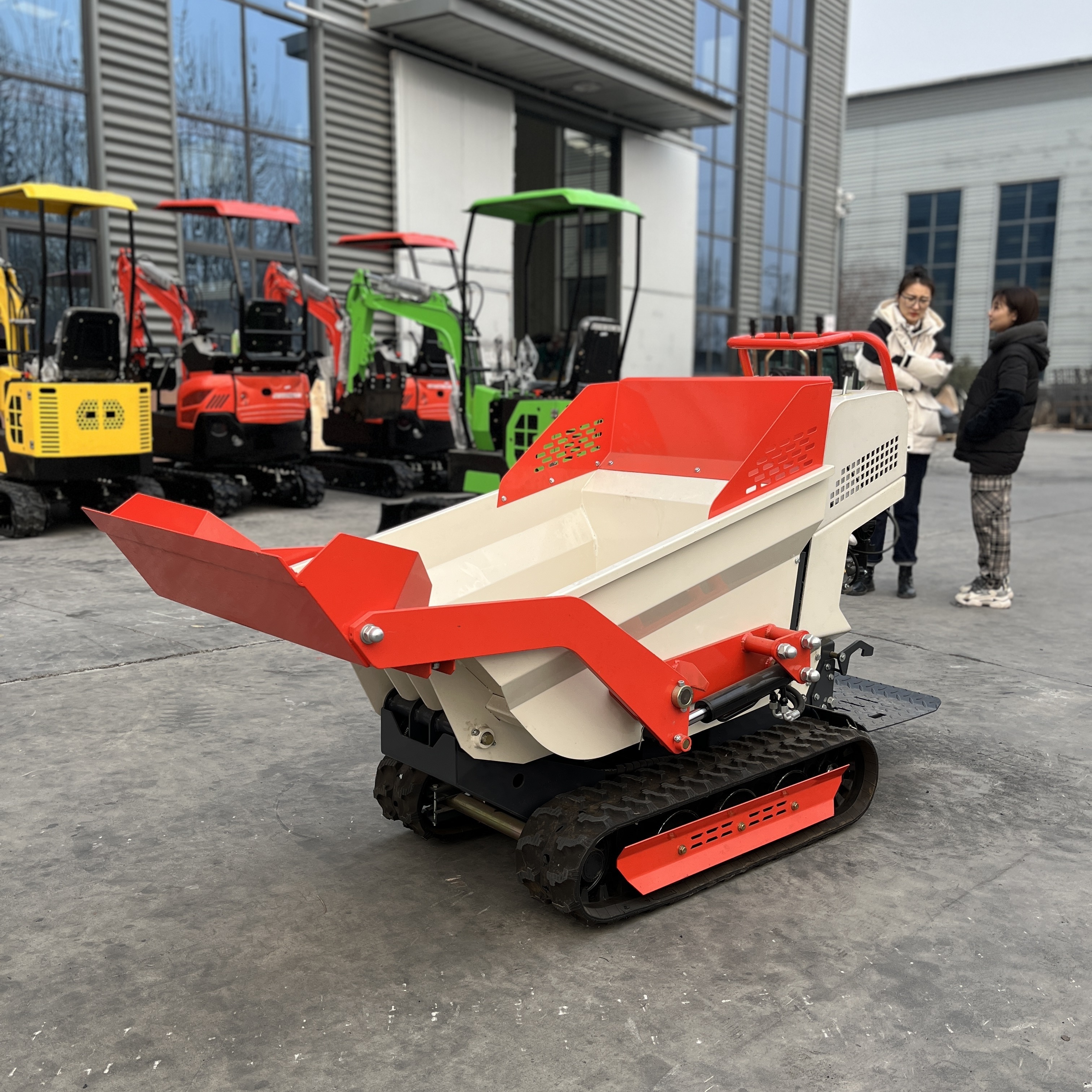 Mini Track Dumper 500kg 1000kg Mini Dump Truck Electric Crawler Mini Dumper