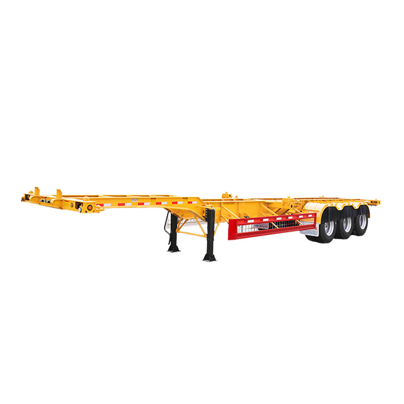 Transport 20 Foot 40 Ft Container Chassis Skeleton Trailer Manufacturers In China