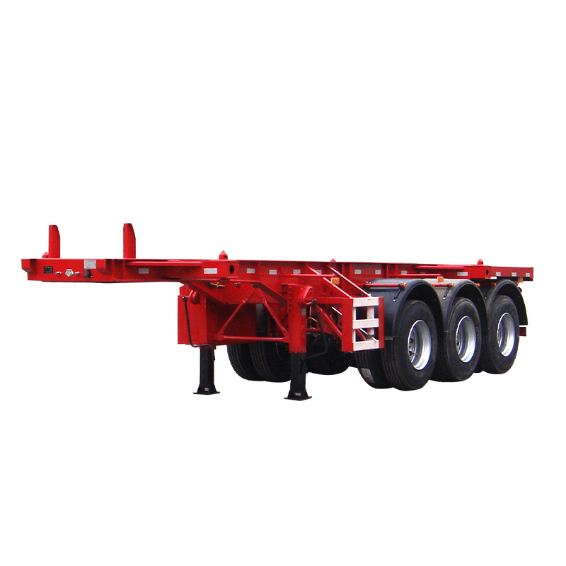 Transport 20 Foot 40 Ft Container Chassis Skeleton Trailer Manufacturers In China