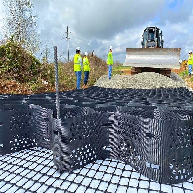 Hdpe Plastic Gravel Geogrid Road Grass Driveway Retaining Wall