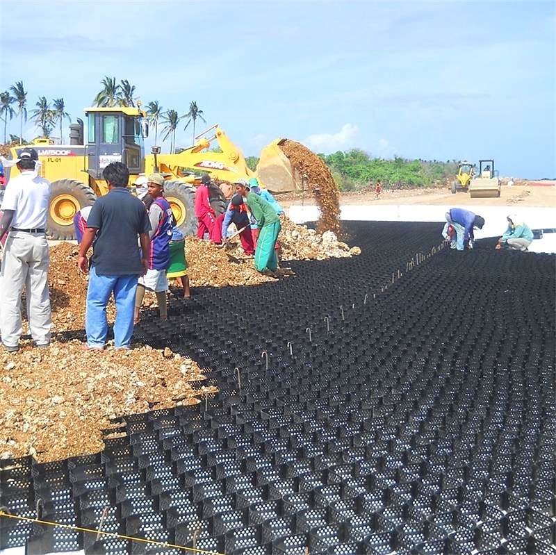 Hdpe Plastic Gravel Geogrid Road Grass Driveway Retaining Wall