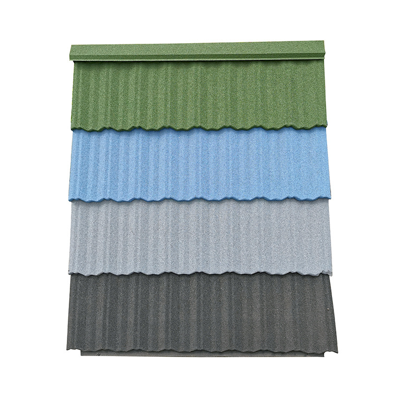 High Quality Stone Coated Steel Roofing Tiles Sale Price in Ghana Eurotile shingles Resin tile mabati Teja Acero 0.3mm 0.28mm