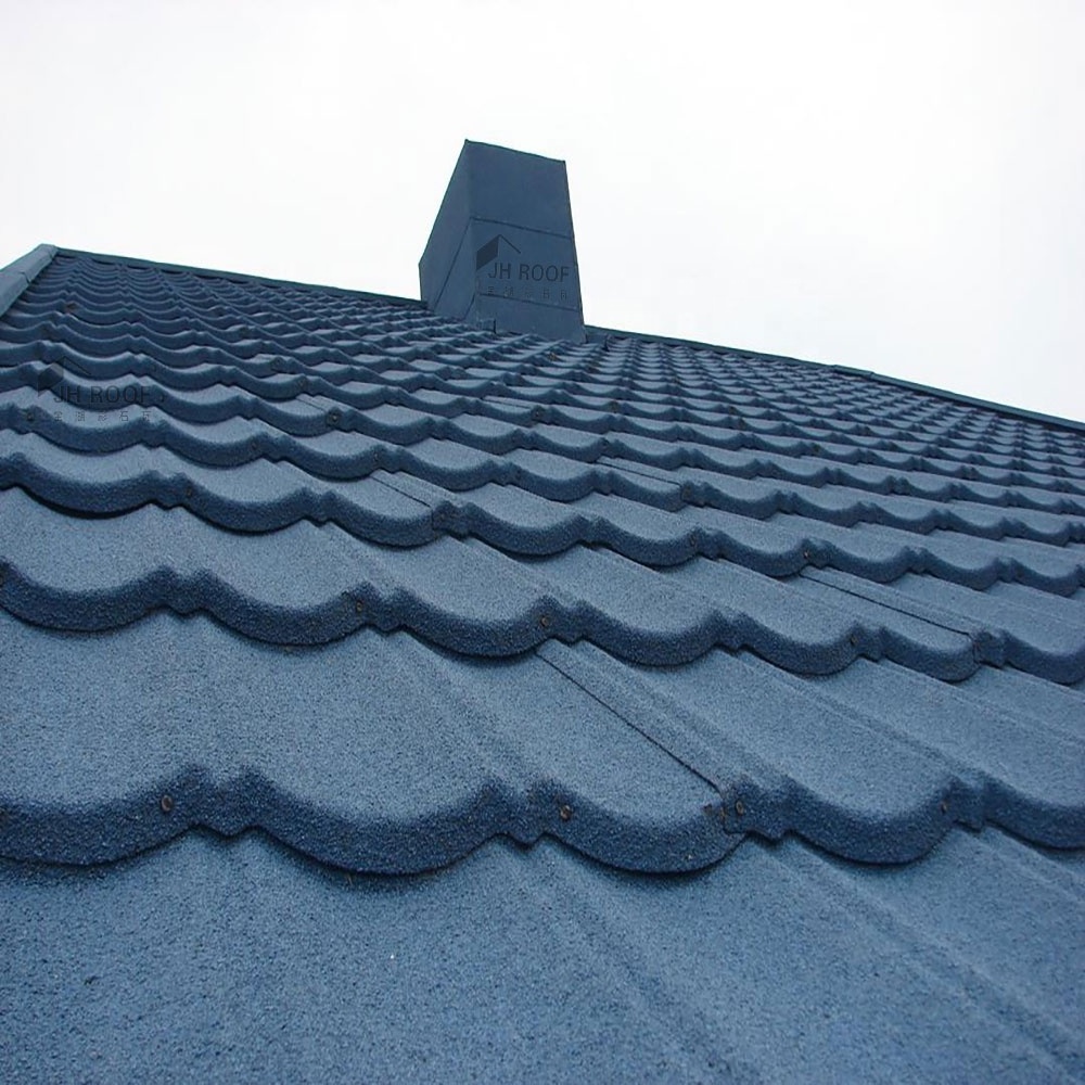 stone coated metal roof tiles for villa building