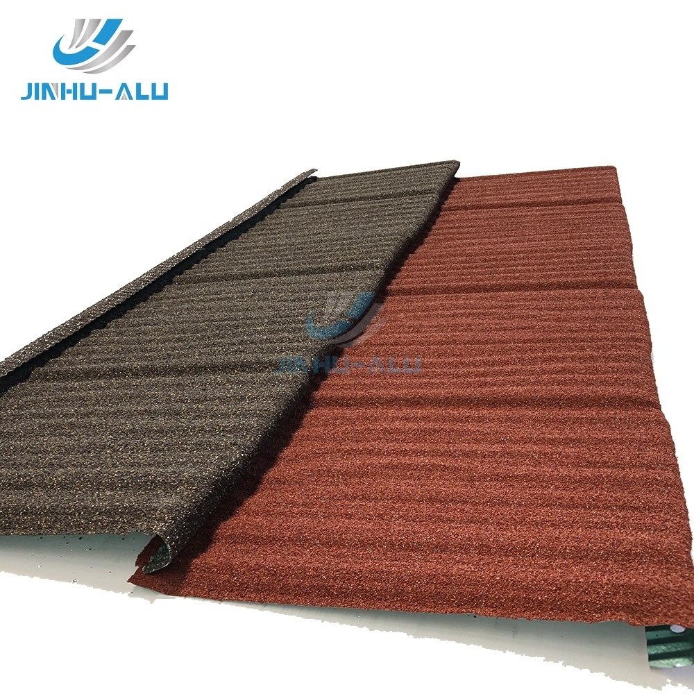 Waviness Stone Coated Roof Tile/Aluminum Zic Roofing Shingle/Colorful Sand Coated Steel Roof