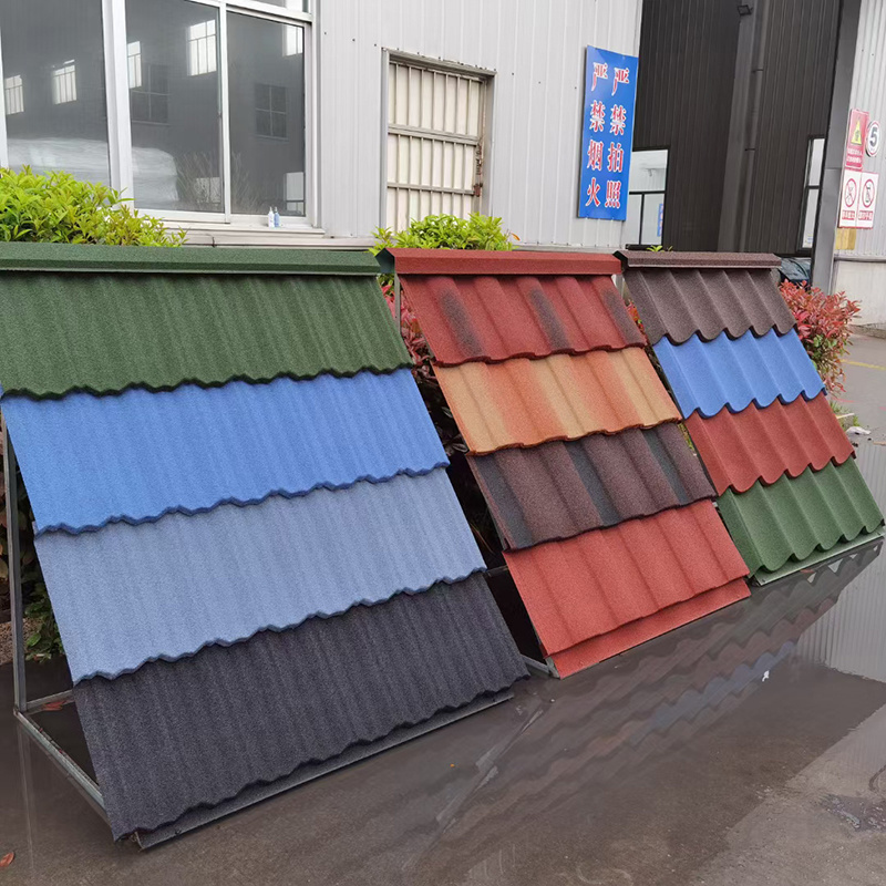 Good quality stone coated roof tile aluminum roofing tile bond roofing sheet jinhu