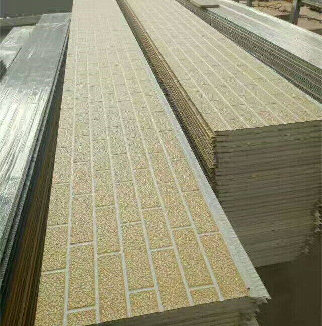 light weight 3D polyurethane foam insulation decorative wall panel sandwich panel for prefab house hotel