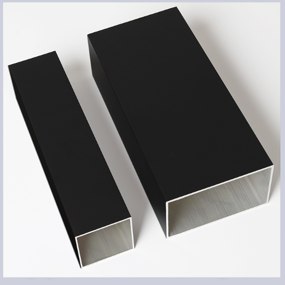 China factory square hollow aluminium tubes profile aluminium extrusion bars for architectural