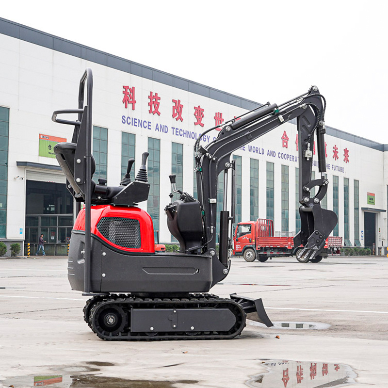 Hot Sale Mini Excavator Digging Hydraulic Small Micro Digger With Extension Crawlers And Swing Arm