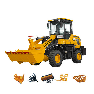 4X4 60HP 70HP 4WD Compact Mini 4WD Small front end loader and Backhoe four wheel drive SMALL Loader