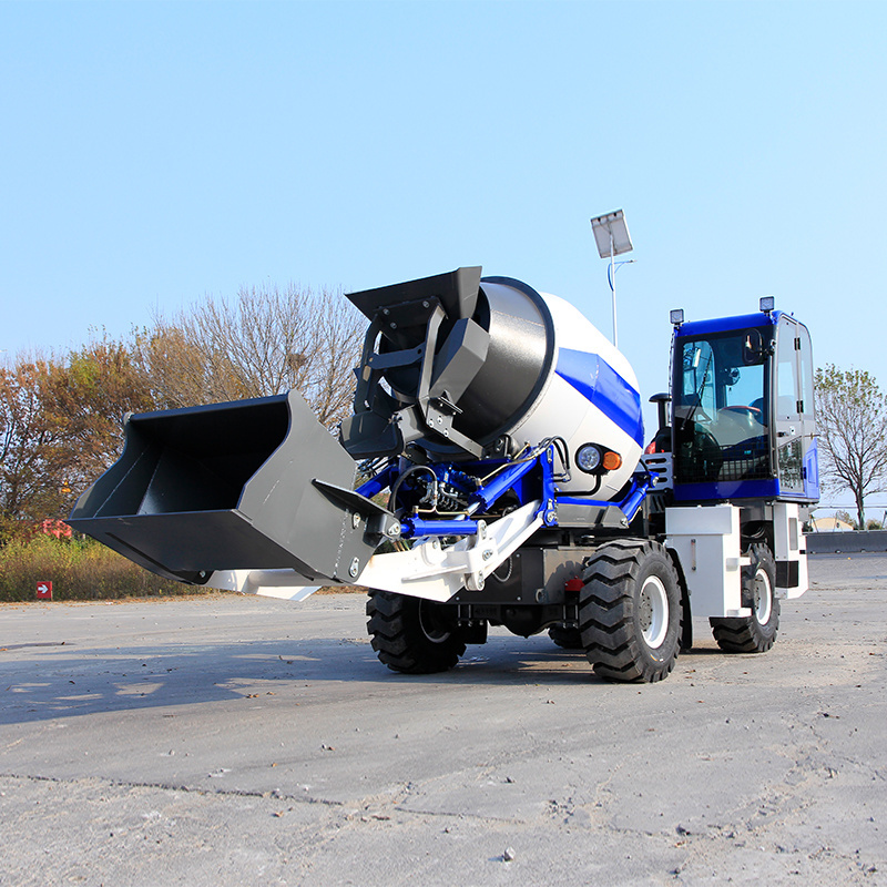 Easy To Operation Small Self Loading Concrete Mixer Truck For Small Engineering Projects