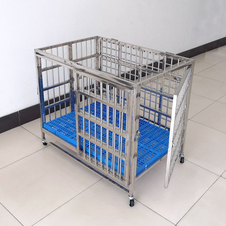 Heavy Duty Strong Stainless Steel Pet  dog cages Indoor and outdoor dog kennel