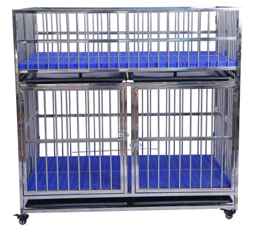 Stainless steel folding indoor and outdoor pet cage mother cage breeding dog cage dog kennel for sale puppy pen