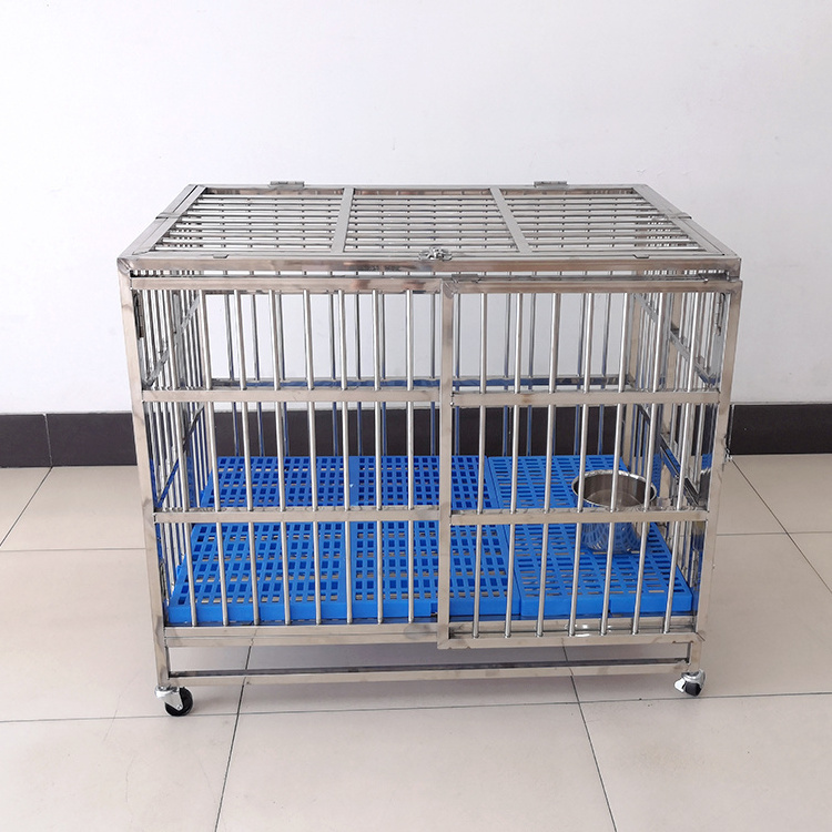 Heavy Duty Strong Stainless Steel Pet  dog cages Indoor and outdoor dog kennel