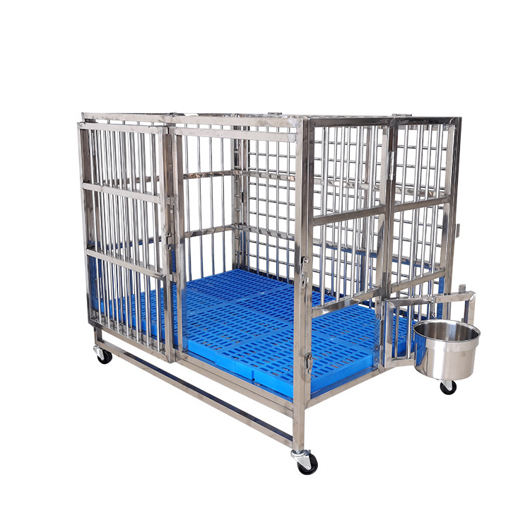 Heavy Duty Strong Stainless Steel Pet  dog cages Indoor and outdoor dog kennel