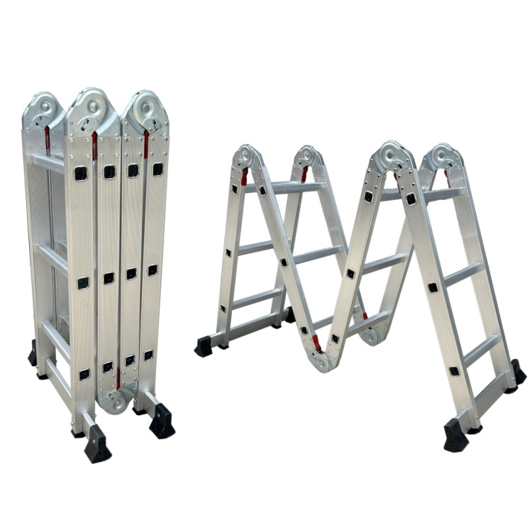 1.0mm aluminum multi-purpose step ladder durable folding ladder small hinge