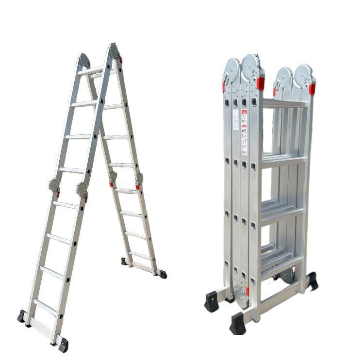 Work Platform Aluminum Step Ladder Safety Multipurpose Ladder