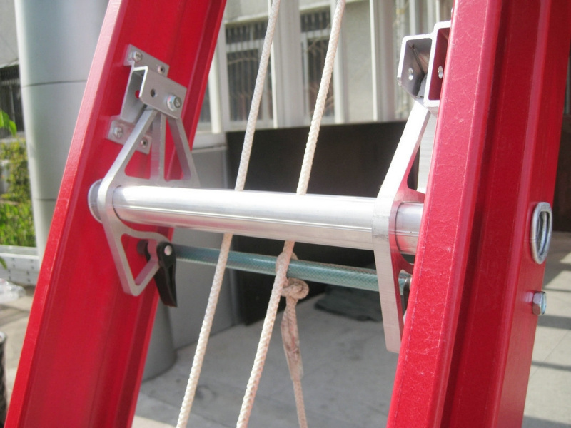 Fiberglass Extension Ladder 2*8 2*10 2*12 2*14 2*16 2*18 2*20 Steps Fiber Glass Ladder