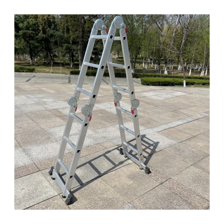 Work Platform Aluminum Step Ladder Safety Multipurpose Ladder