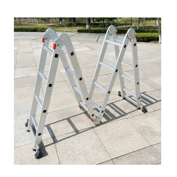 Work Platform Aluminum Step Ladder Safety Multipurpose Ladder