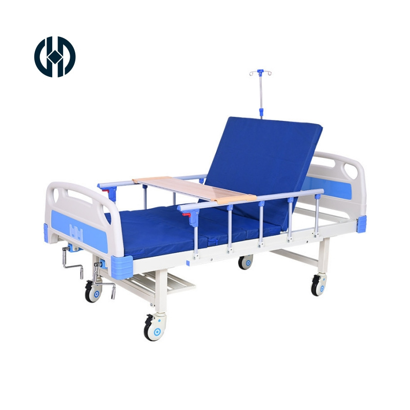 With Ce ISO Cold Rolled Steel Abs Manual Healthcare Patient Medical Hospital Bed Prices