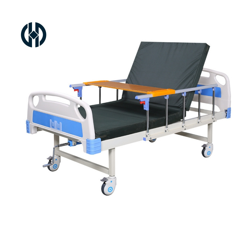 With Ce ISO Cold Rolled Steel Abs Manual Healthcare Patient Medical Hospital Bed Prices