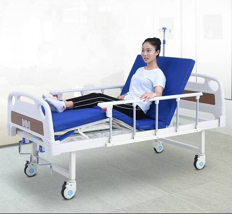 With Ce ISO Cold Rolled Steel Abs Manual Healthcare Patient Medical Hospital Bed Prices