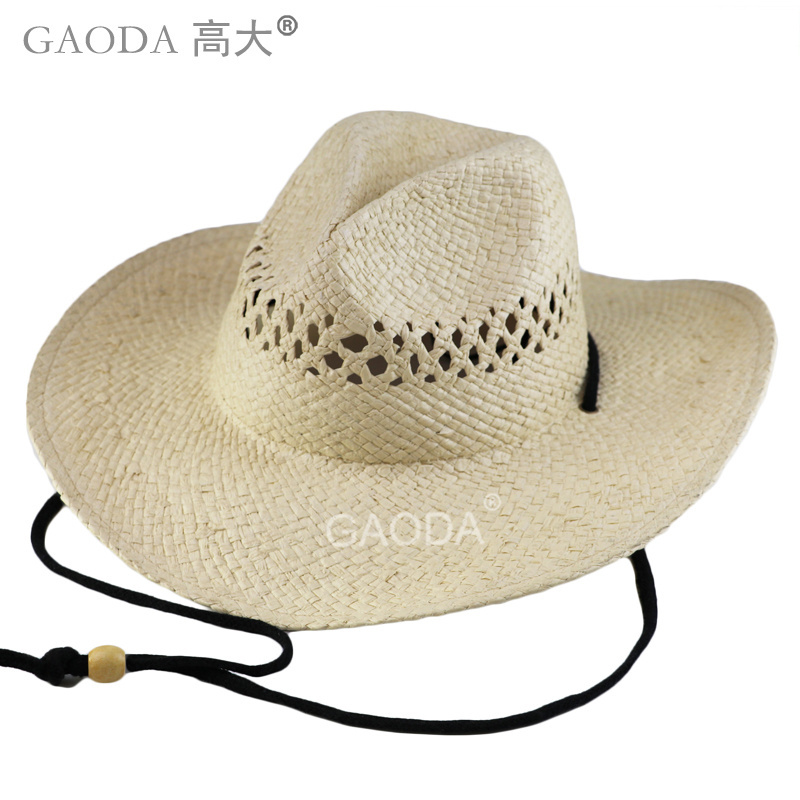 V Factory offer promotional custom made mexico straw sombrero printed cowboy hat