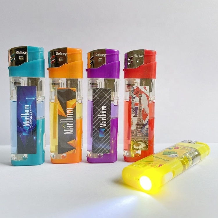 Wholesale feuerzeug korek api gas spirit LED lighter torch electric cigrate lighter