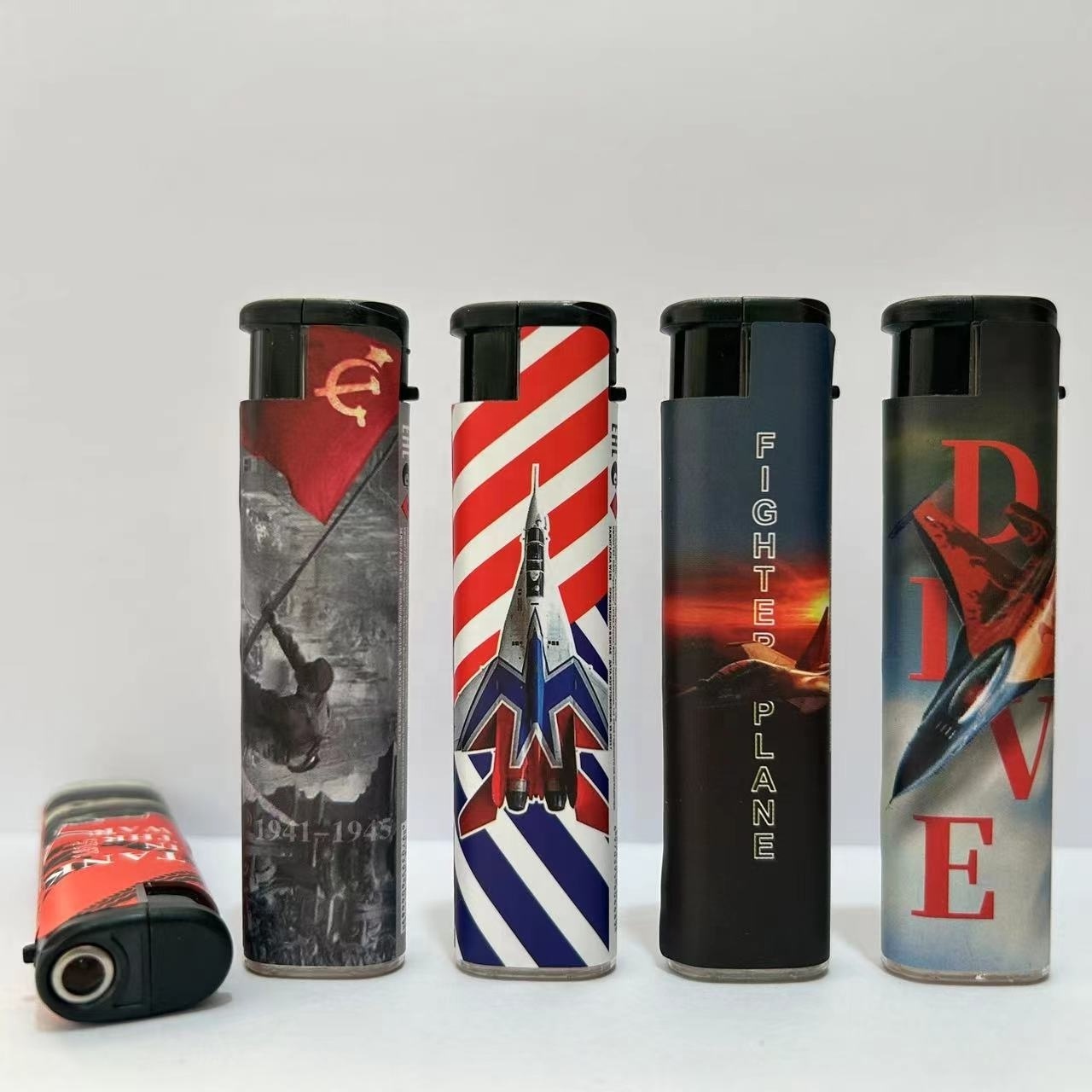 Windproof Cigarette Disposable Lighter /Refillable Electric gas Lighter Smoking Cigar Lighter