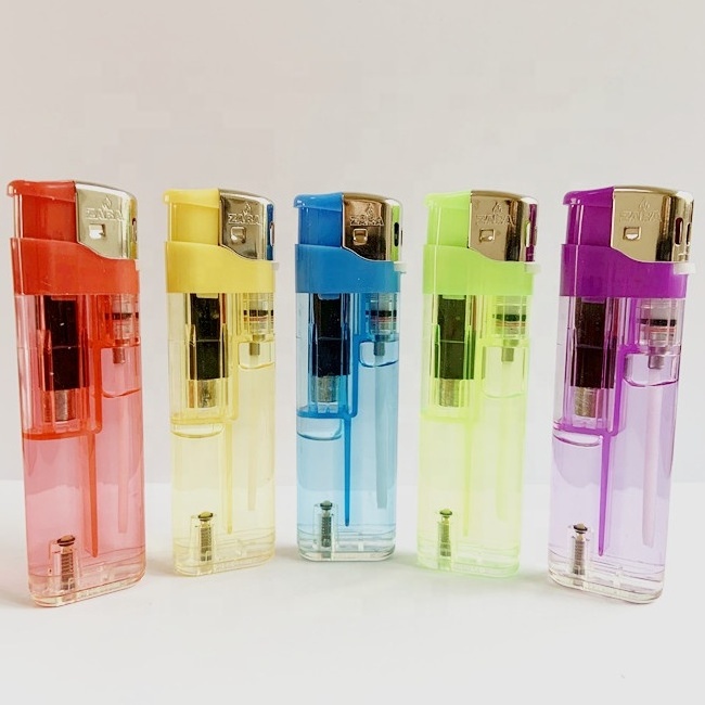 Premium Electronic  Transparent Slim Cigarette Lighters