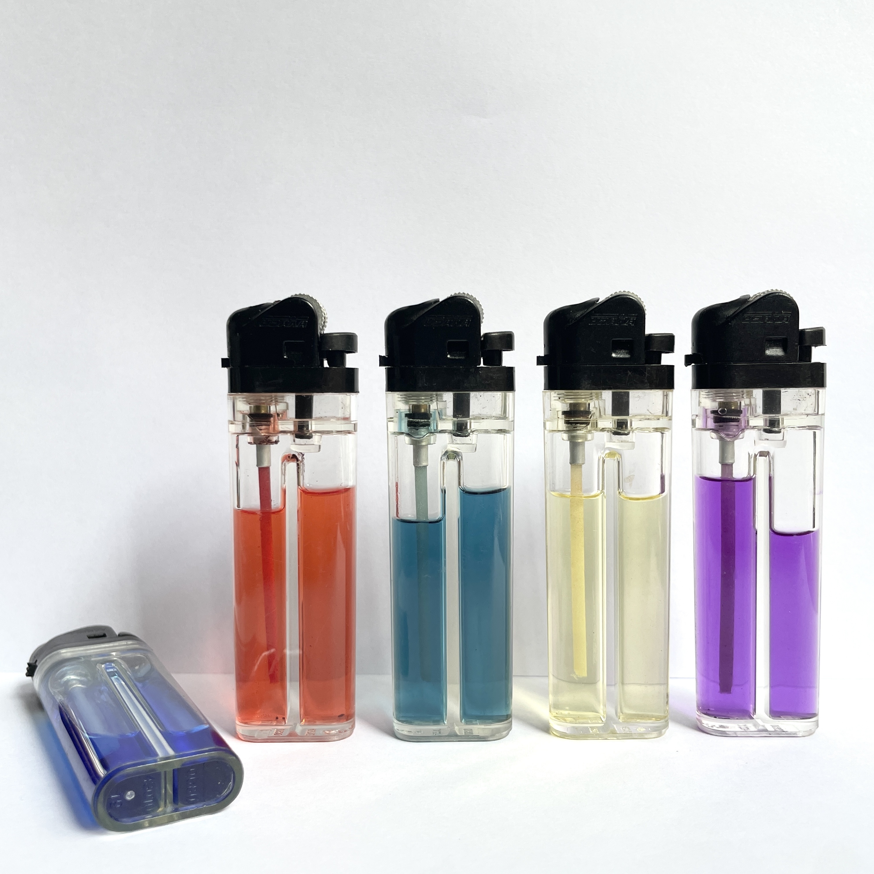 Custom disposable flint cigarette smoke  lighter pipes