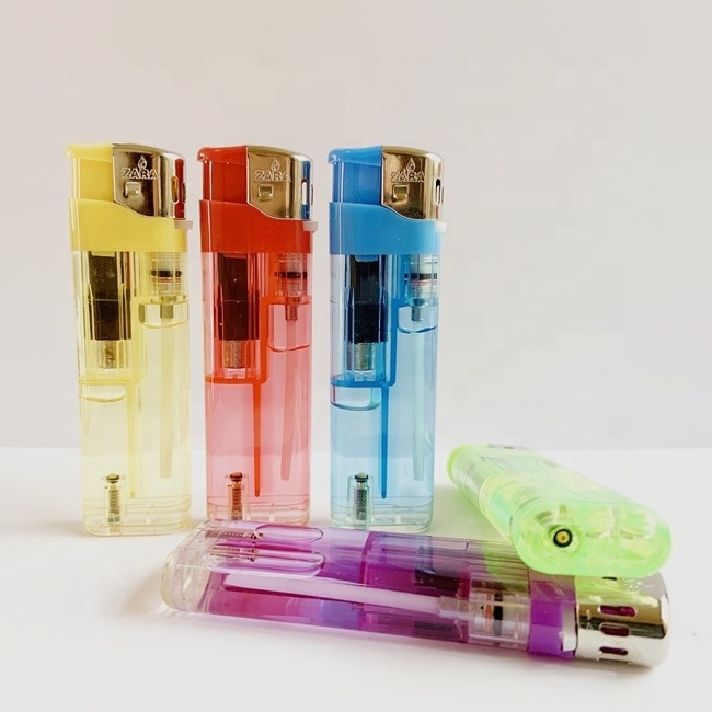 Premium Electronic  Transparent Slim Cigarette Lighters