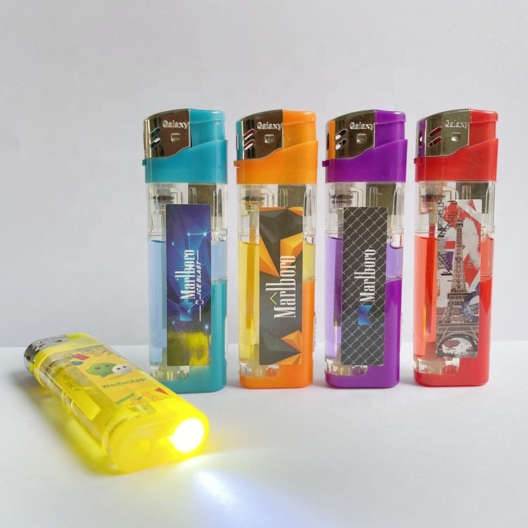 Wholesale feuerzeug korek api gas spirit LED lighter torch electric cigrate lighter