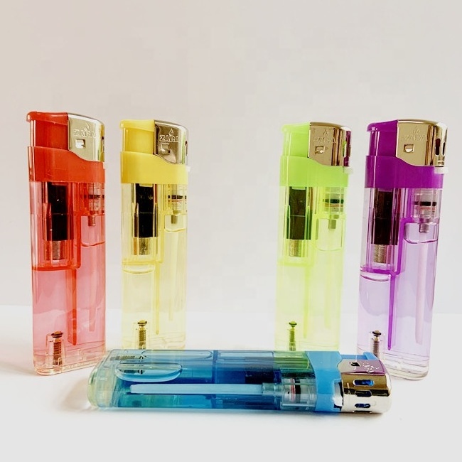 Premium Electronic  Transparent Slim Cigarette Lighters