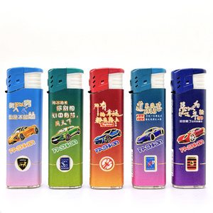 Factory Wholesale Plastic Electric Windproof Lighter Torch Jet Flame Lighter With Logo