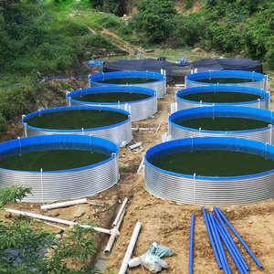 SDM aquaculture cycle equipment Round large biological flocculation fish pond