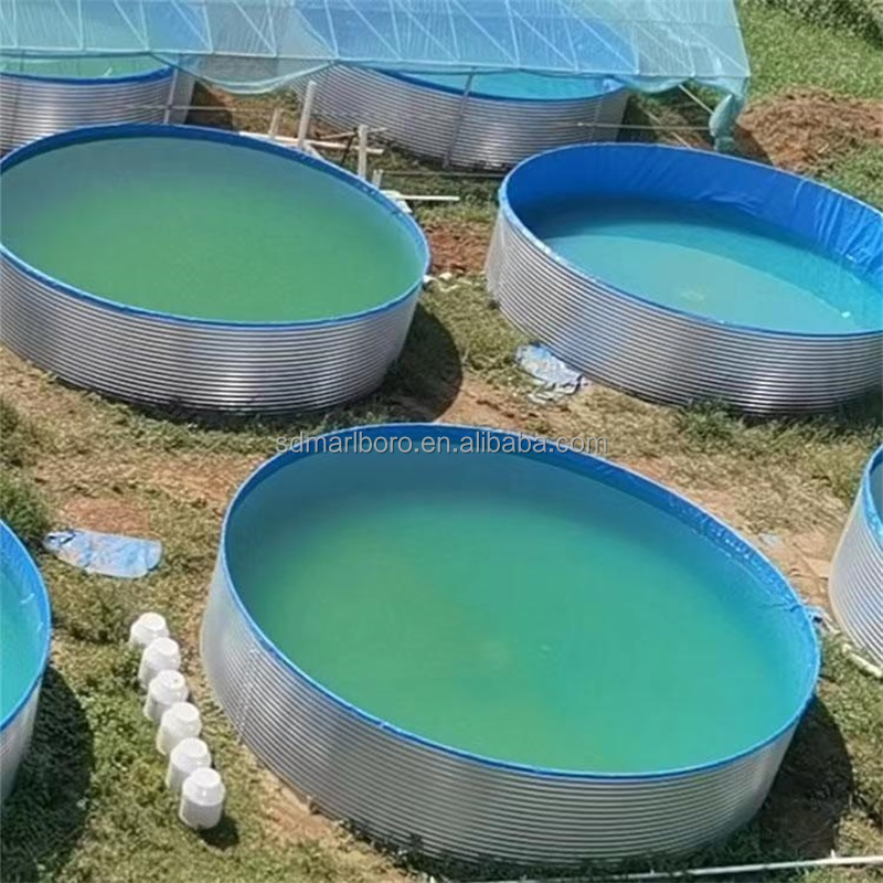 SDM aquaculture cycle equipment Round large biological flocculation fish pond