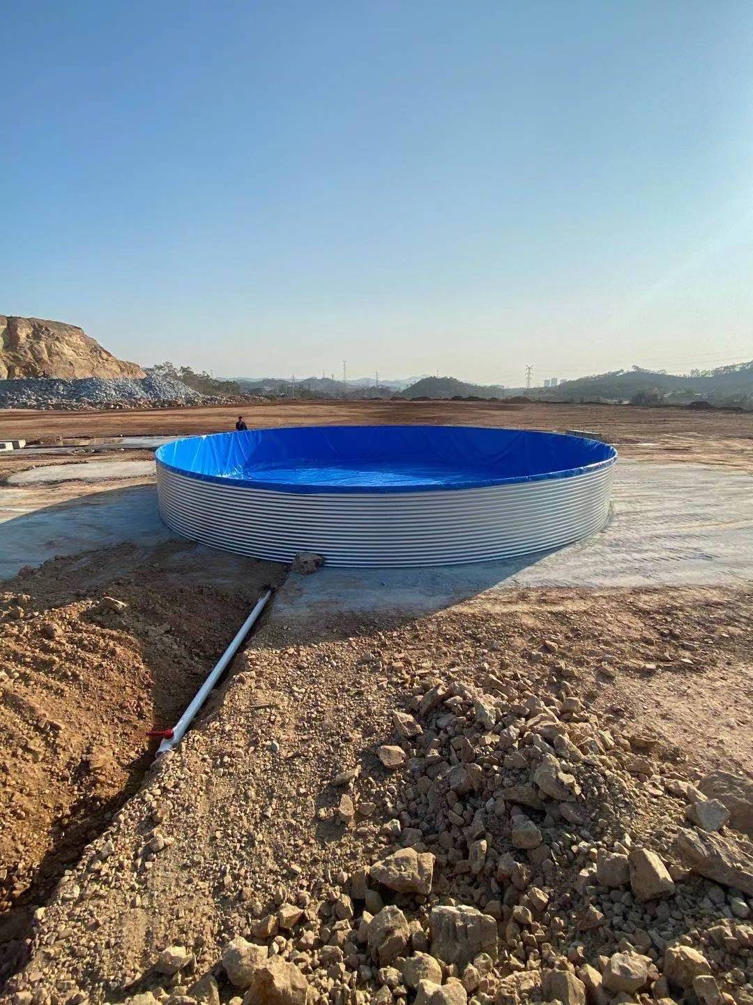 SDM Foldable Pvc Tarpaulin Farmed Ponds Farming Tank Economic Fish Farming Tank