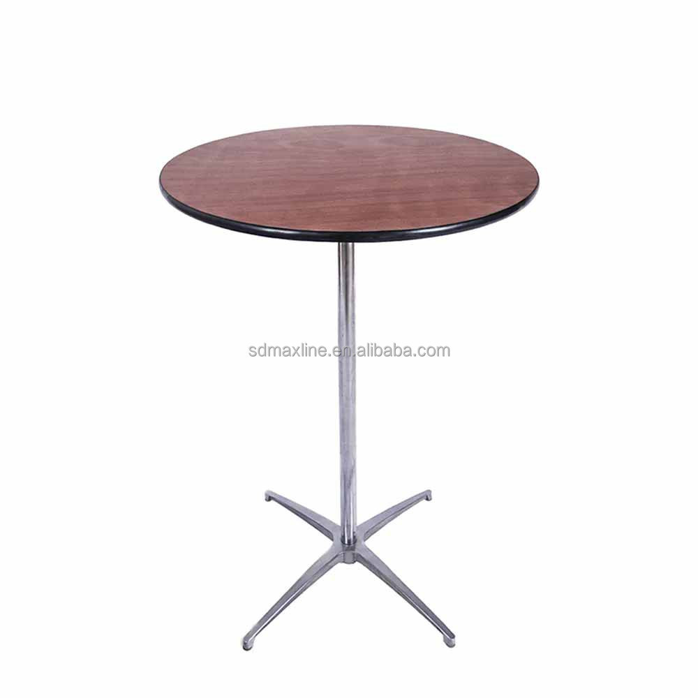 Restaurant Furniture Round Banquet Events 30'' Round Wood Cocktail Tables