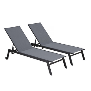 Outdoor Pool Patio Furniture Pool Sunbed Lounge Bed, Pool Deck Sun Lounger