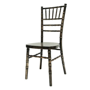 UK Style High End Washed Black Festival Wedding Event Bamboo Chiavari Chair