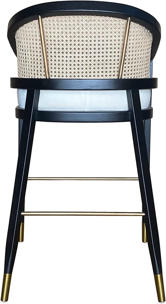 Cheap Online Selling Garden Bar Stools Rattan Furniture Outdoor Cane Nordic Rattan Bar stool