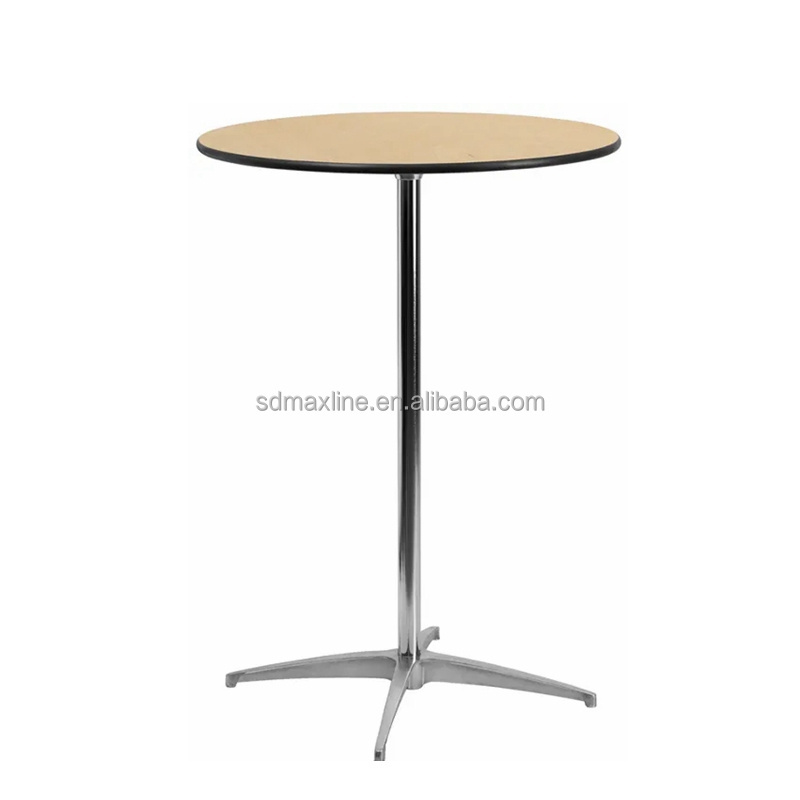 Wholesale Hotel Wedding and Dining Restaurant Furniture Plywood Bar Cocktail Tables