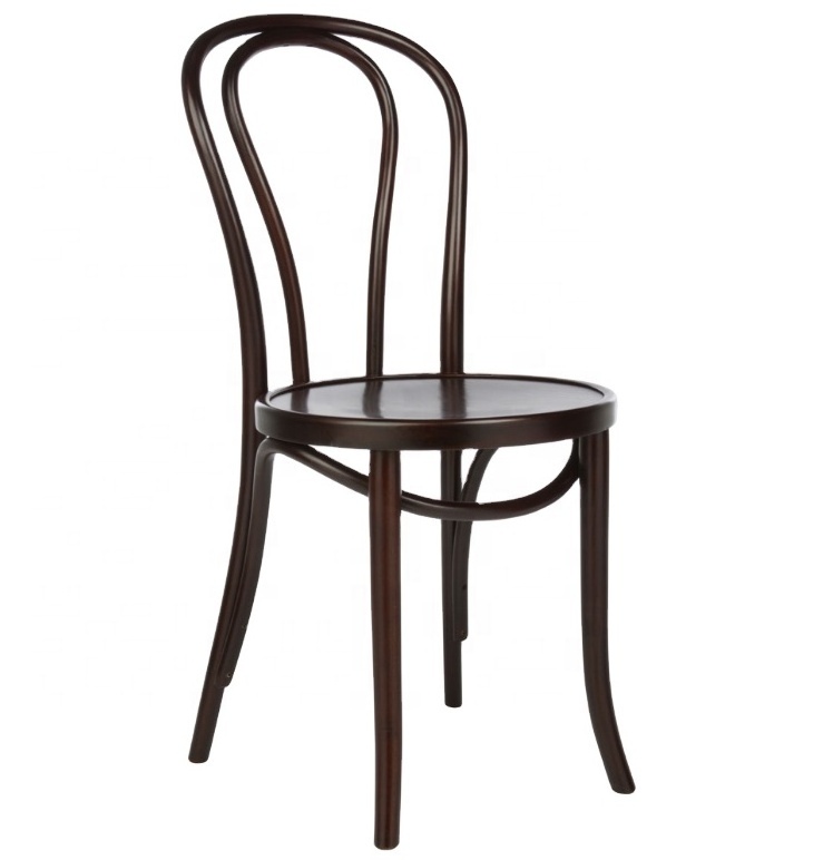 Stackable bentwood oak wood thonet dining chair Bistro Chair Solid Wood with Rattan, Cafe chairs, Cafe style Thonet chairs