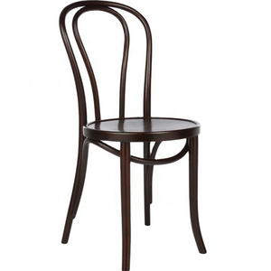 Stackable bentwood oak wood thonet dining chair Bistro Chair Solid Wood with Rattan, Cafe chairs, Cafe style Thonet chairs