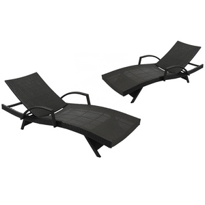 Beach Hotel Sun Deck Chair Swimming Pool Chaise Longer Outdoor Sun Loungers Laying Chair