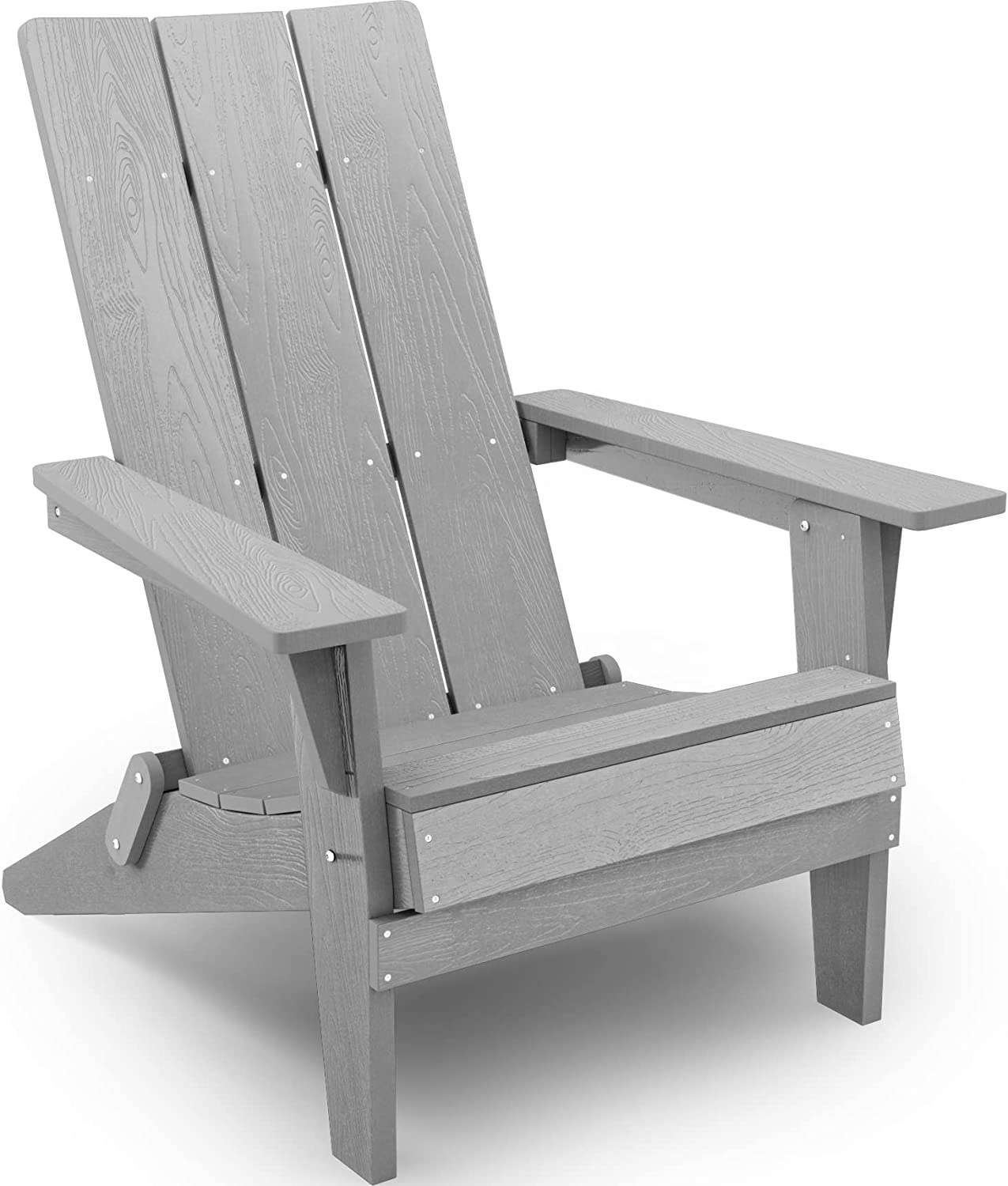 Modern Folding Adirondack Chair Plastic Expand Store Upgrade Unlocked Weather-Resistant Poly Lumber Outdoor Adirondack Chairs